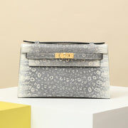 High-end Hermes 2026 Kelly Pochette Bag 22cm Ombre Lizard Skin