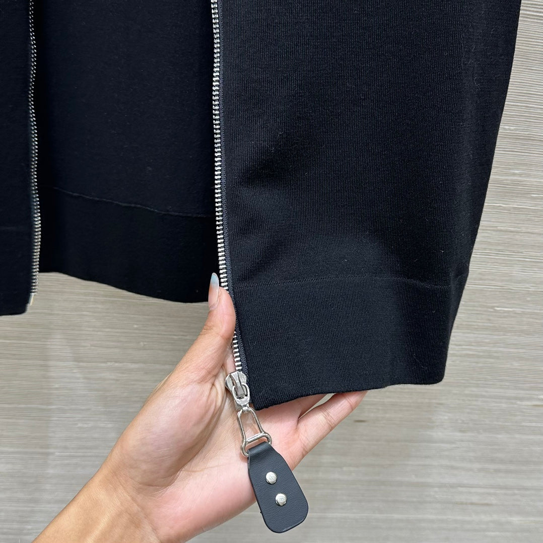 LV 25 Flower T Shirt Black Cotton
