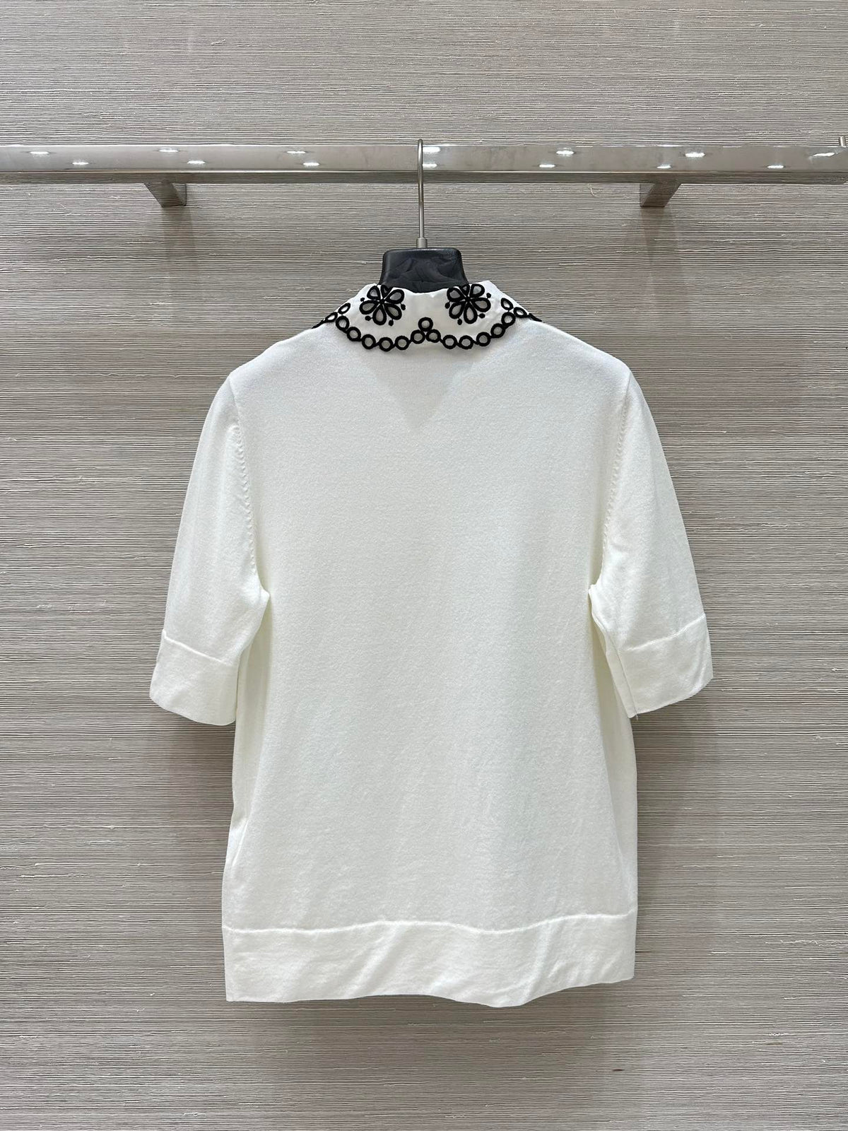 LV 25 Flower T Shirt White Cotton