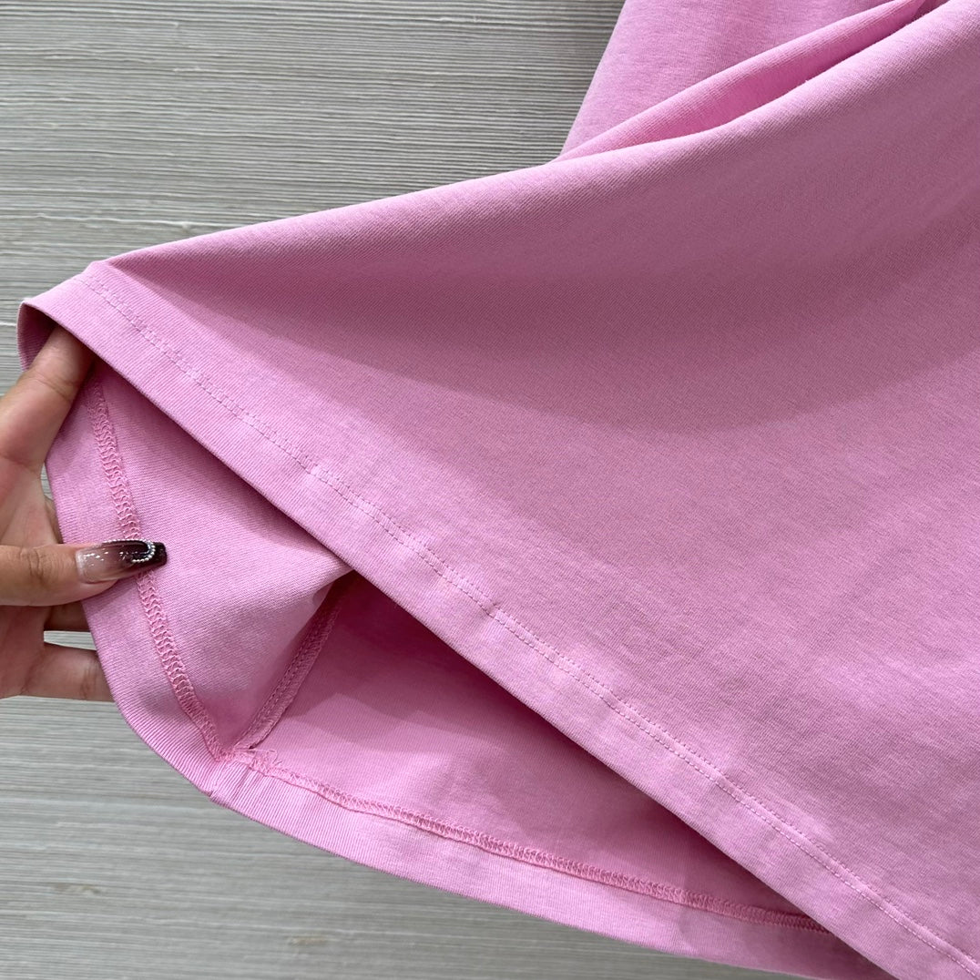 Loewe 25 Relaxed Fit T-shirt Lilac Cotton