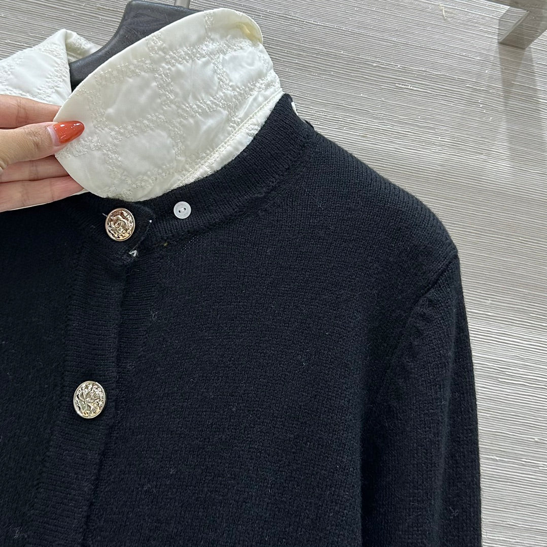 CC 25 Cardigan Black Cashmere