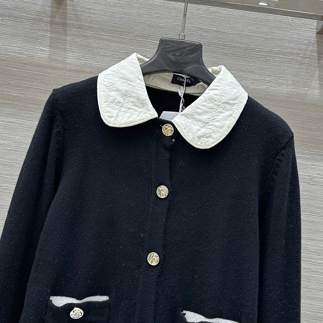 CC 25 Cardigan Black Cashmere