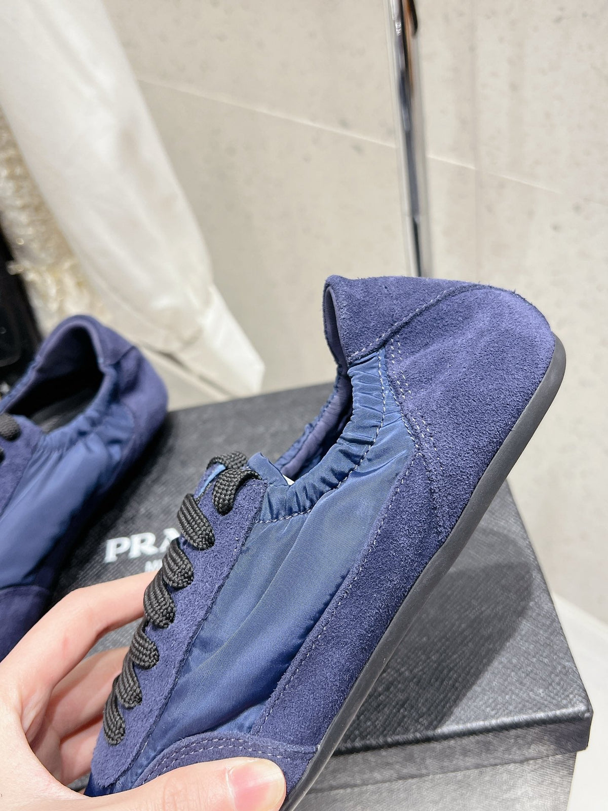 Pra 2025 Collapse Sneaker Blue Black Re-Nylon Suede 554280