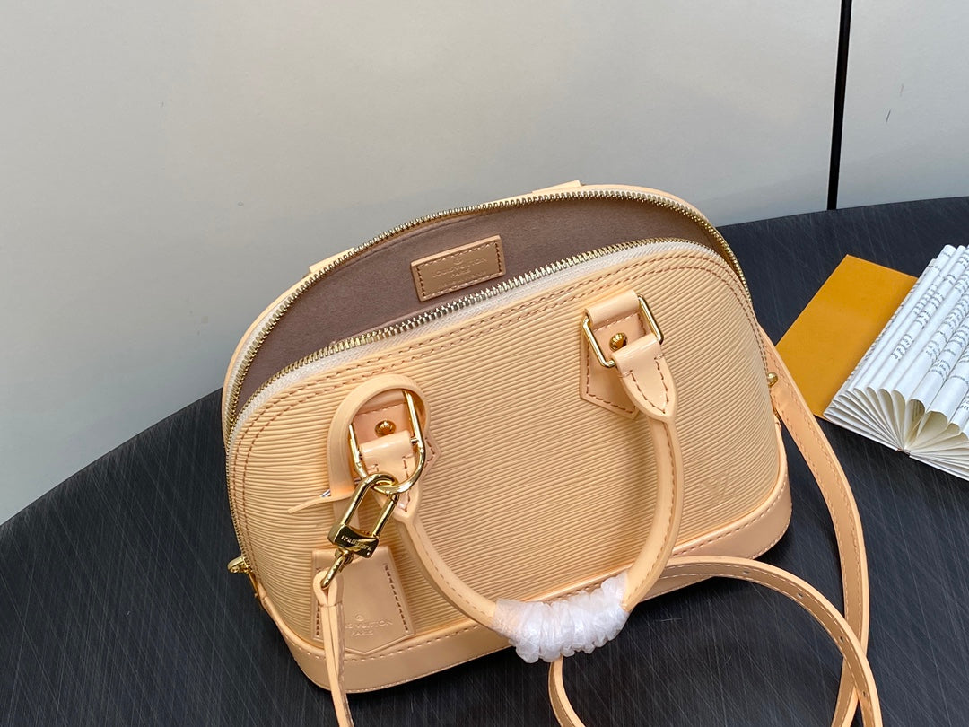 alma bb 23 beige epi calfskin