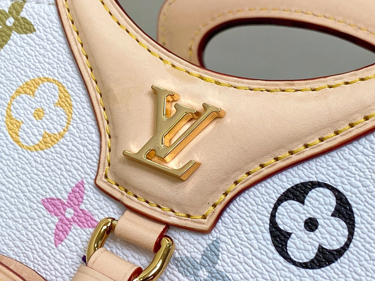 LV Rivage BB 18cm White Multicolore Monogram Canvas 329875
