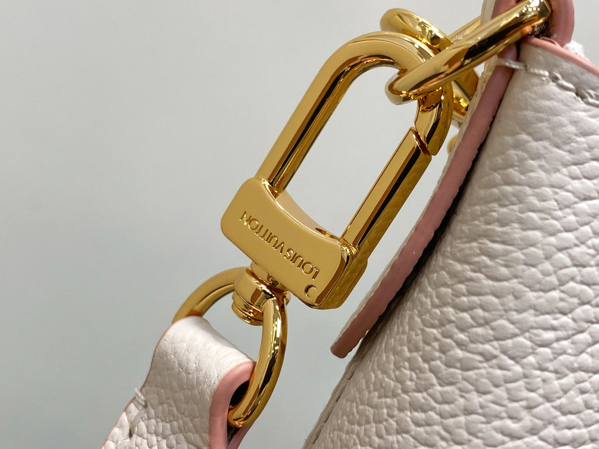 LV Boulogne Cream Grained Calfskin