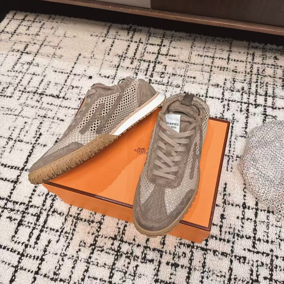 HM 25 Jet Beige Sneaker Mesh Cowhide 318021
