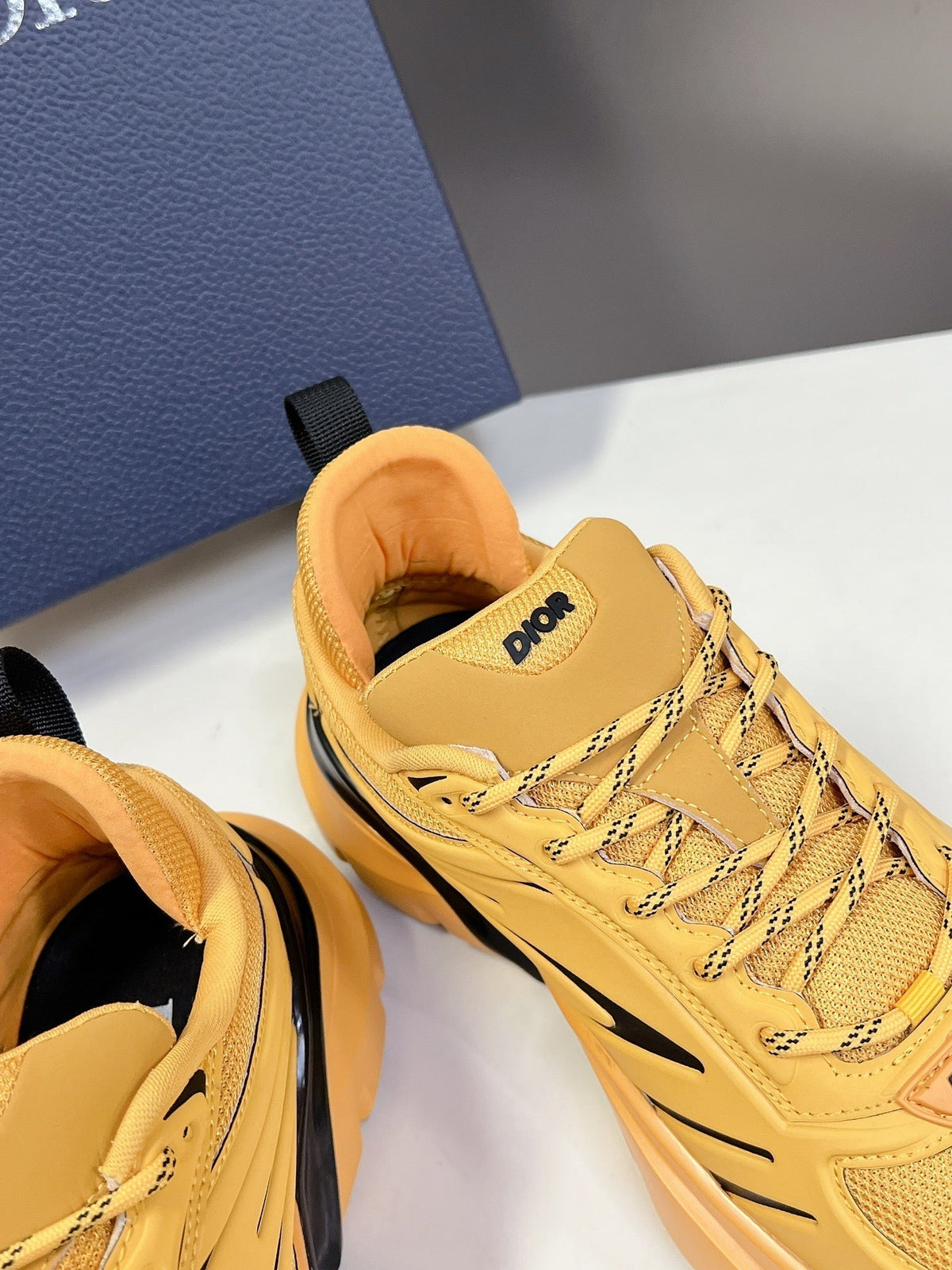 CD B44 Blade Sneaker Dark Yellow Mesh Fabric 989539