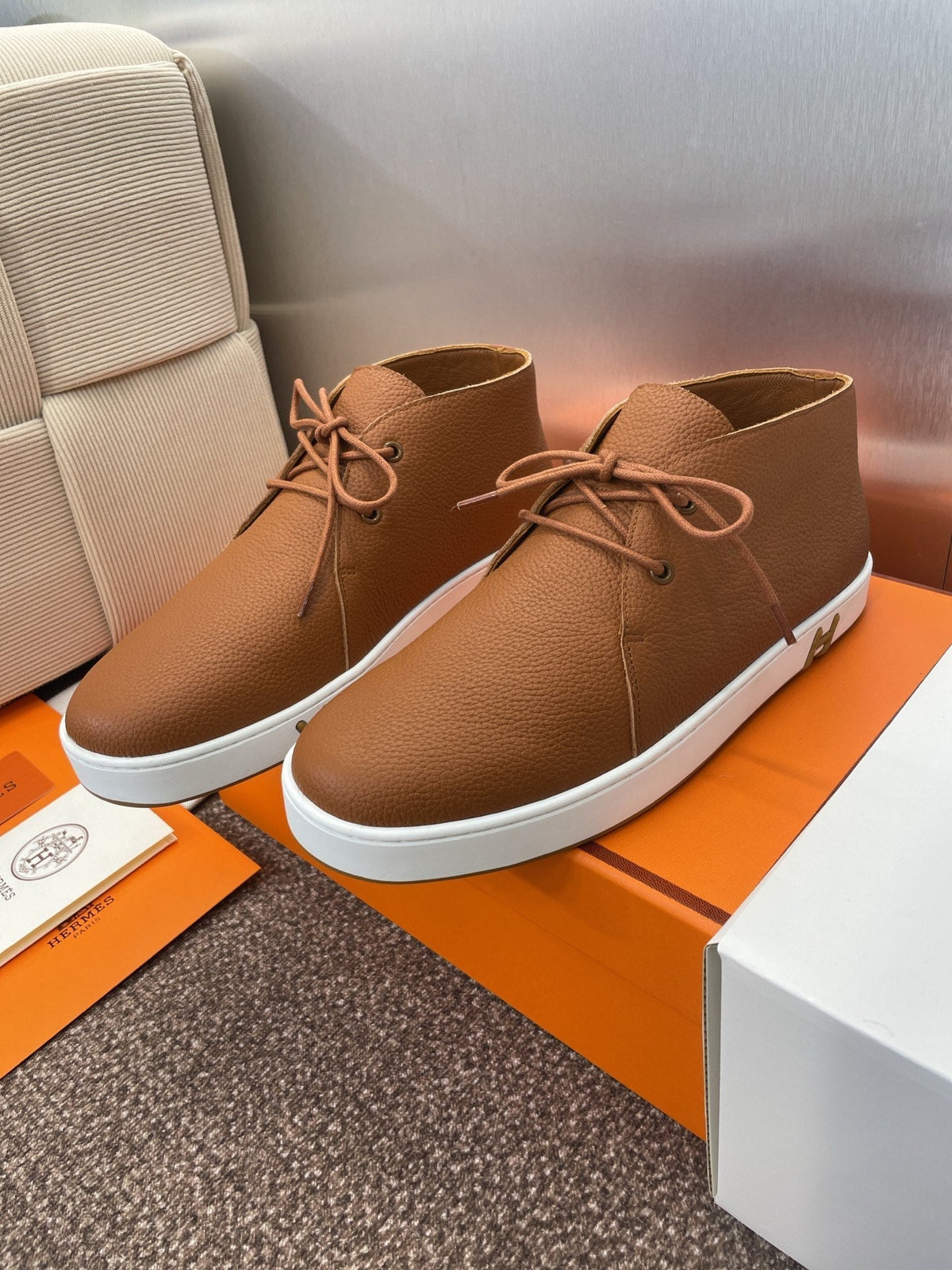 HM 25 Klicker Sneaker Brown Calfskin 373019