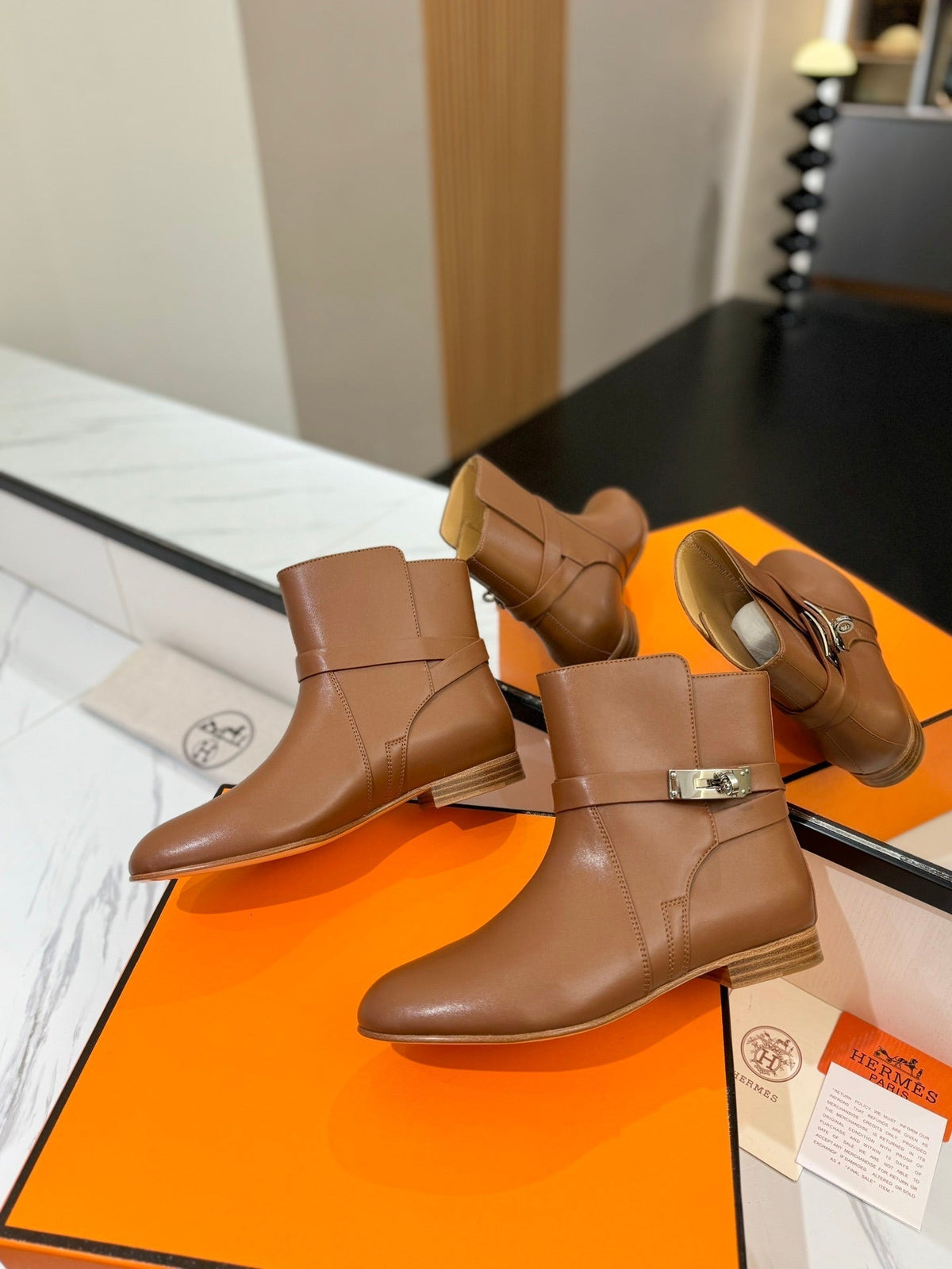 HM Neo Ankle Boot 15mm Brown Cowhide 960836