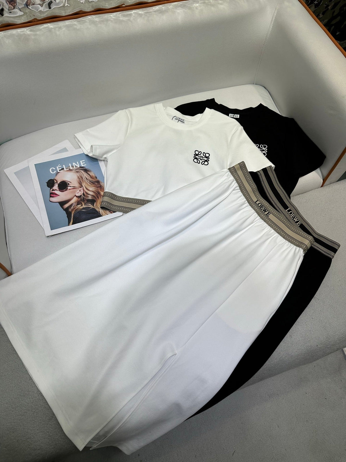 Loewe 25 Logo Embroidery Set Cotton