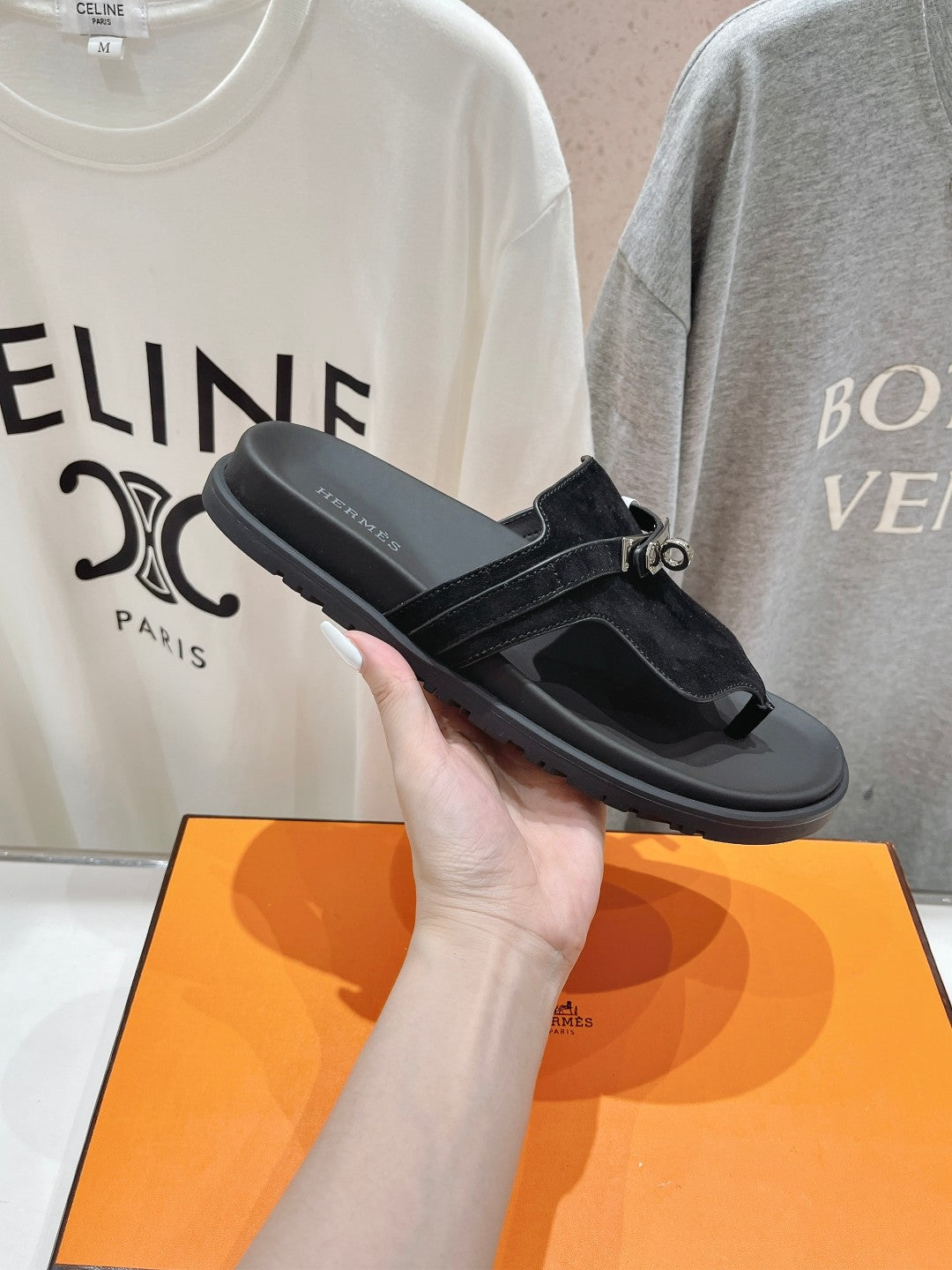 EMPIRE SANDAL BLACK SUEDE