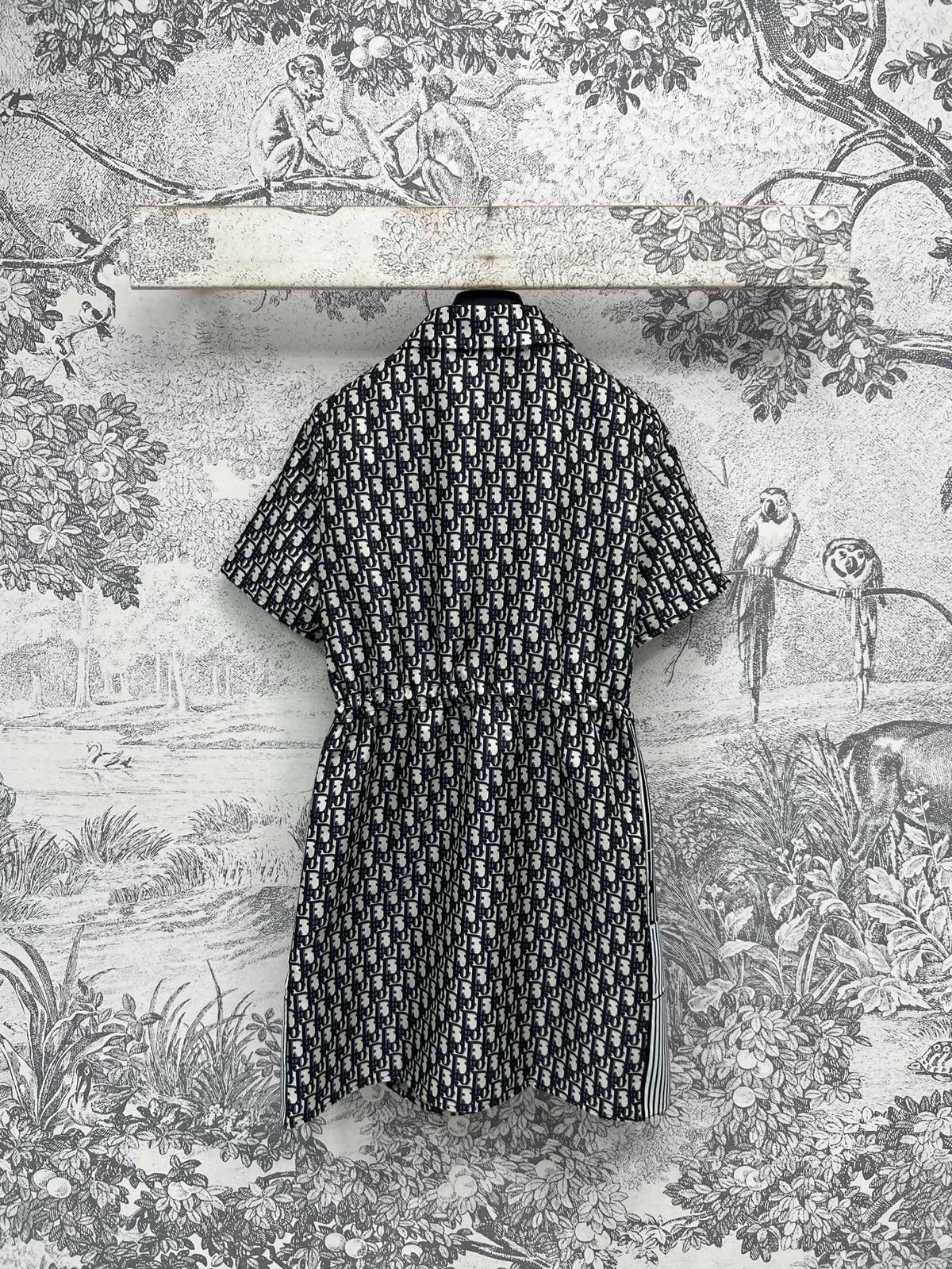 CD 25 Logo Shirt Dress Black Polyester