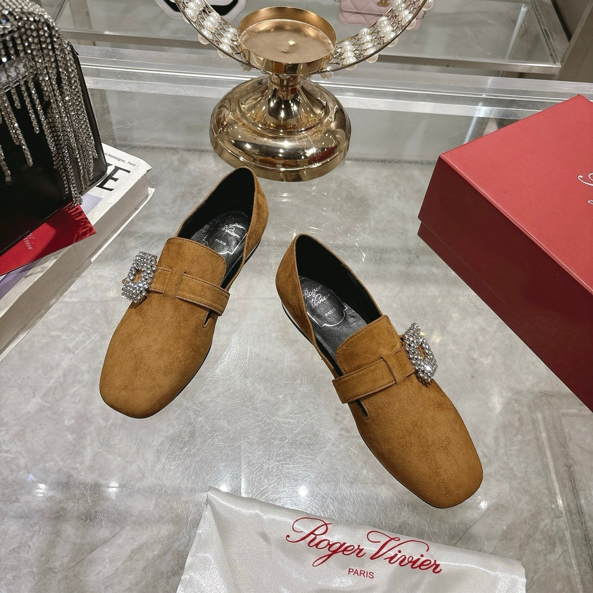 Viv 25 Loafer Brown Cowhide Lambskin 317467