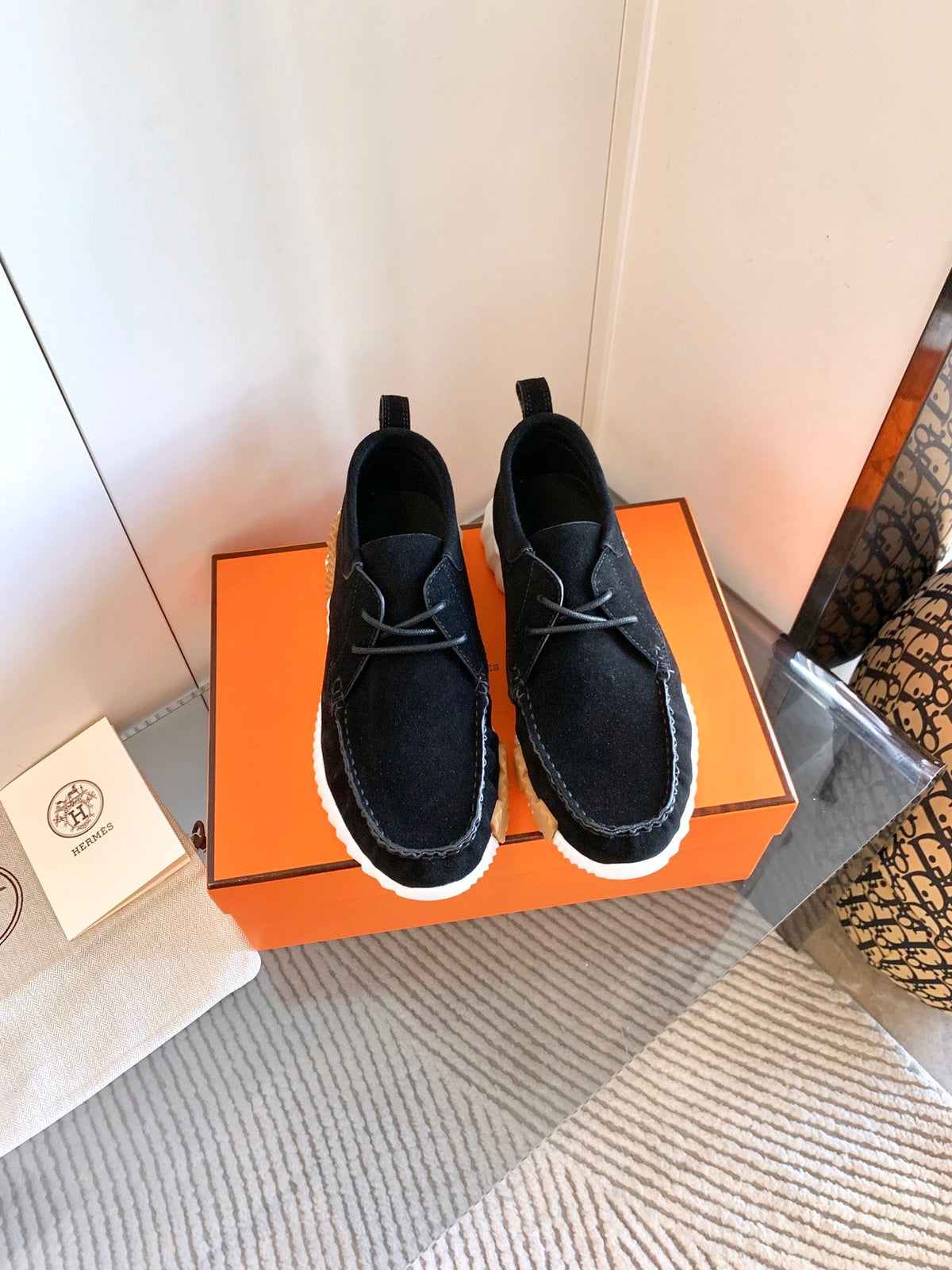 HM Increase Sneaker In Black Suede 993283