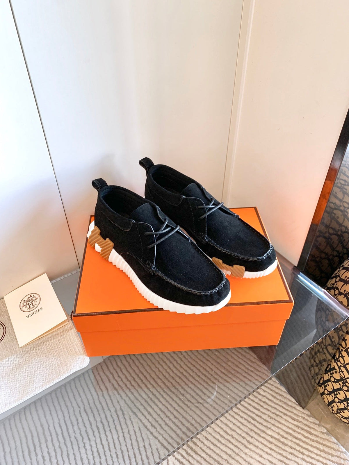HM Increase Sneaker In Black Suede 993283