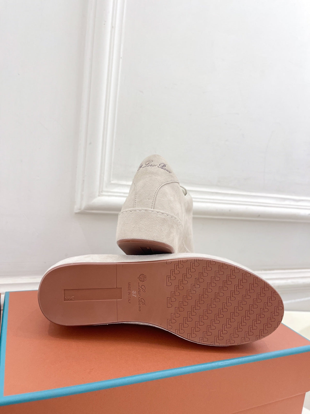 LP Nuage Sneaker In White Suede  988279