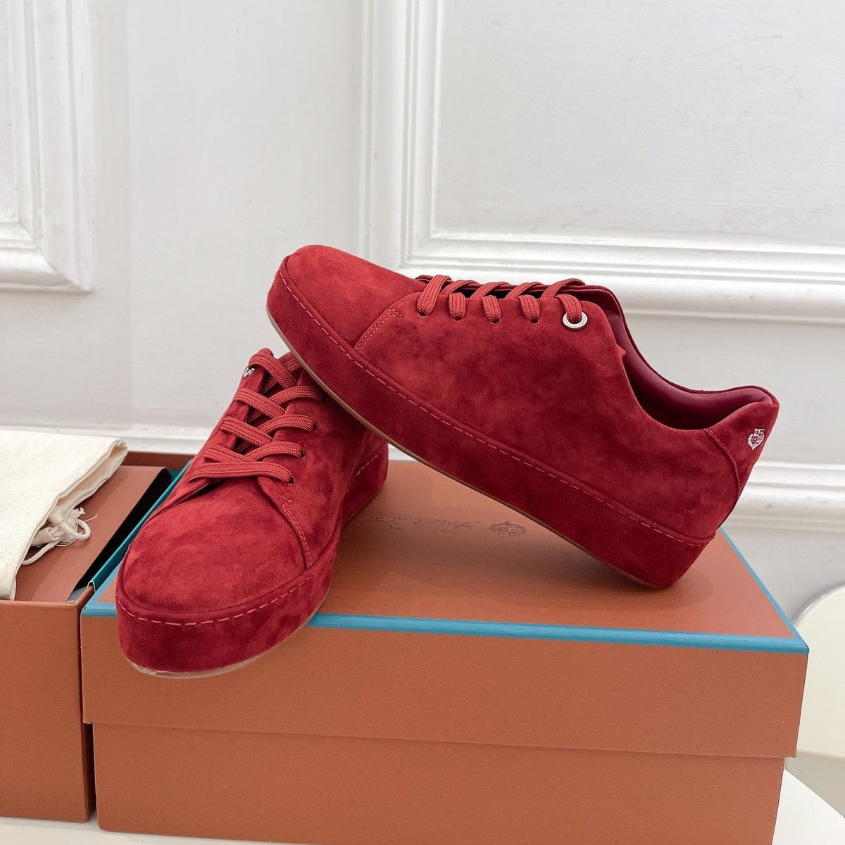 LP Nuage Sneaker In Red Suede  988283