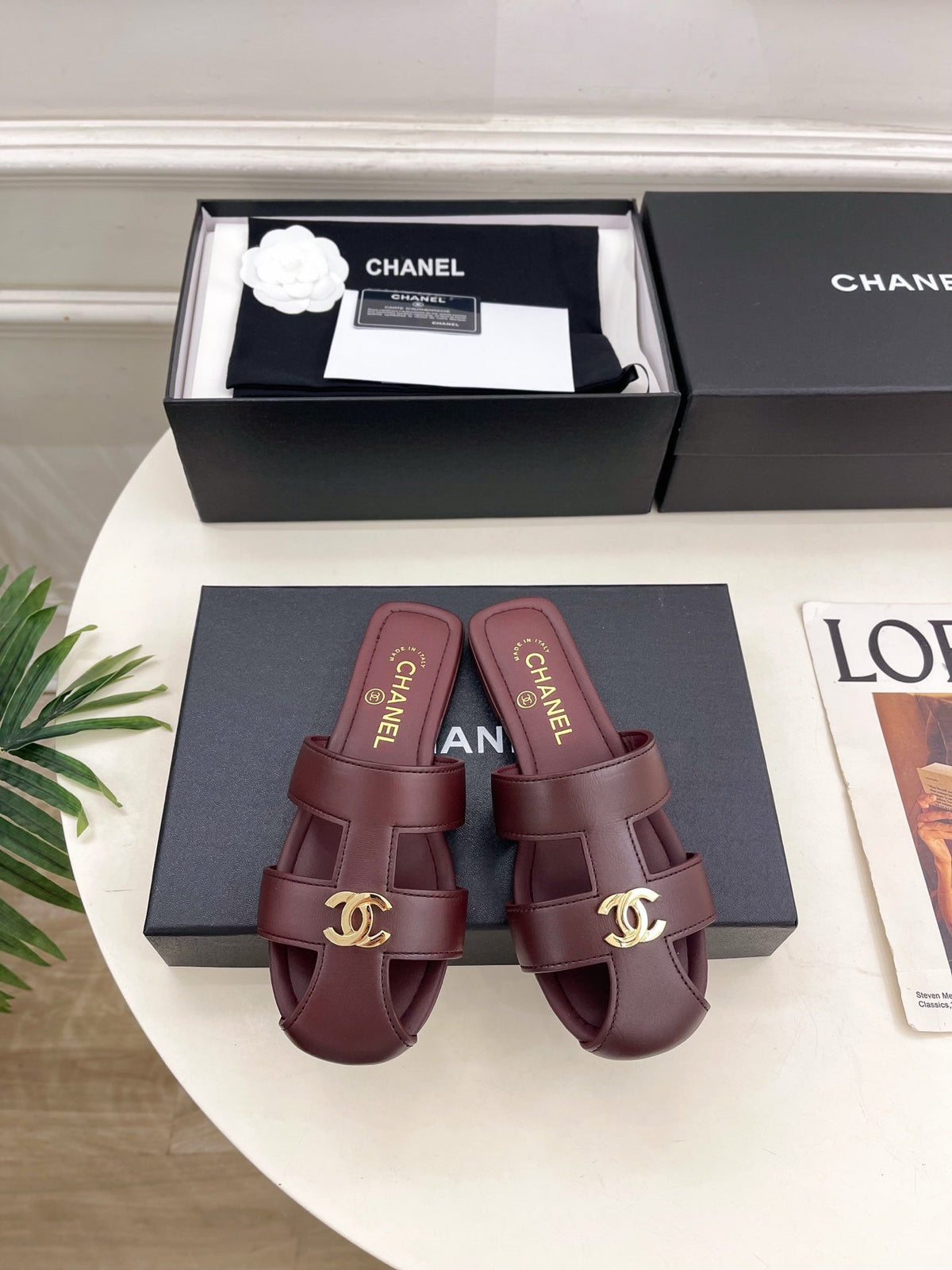 Chanel 2026 Flat Sandals Lambskin Sheepskin 831399
