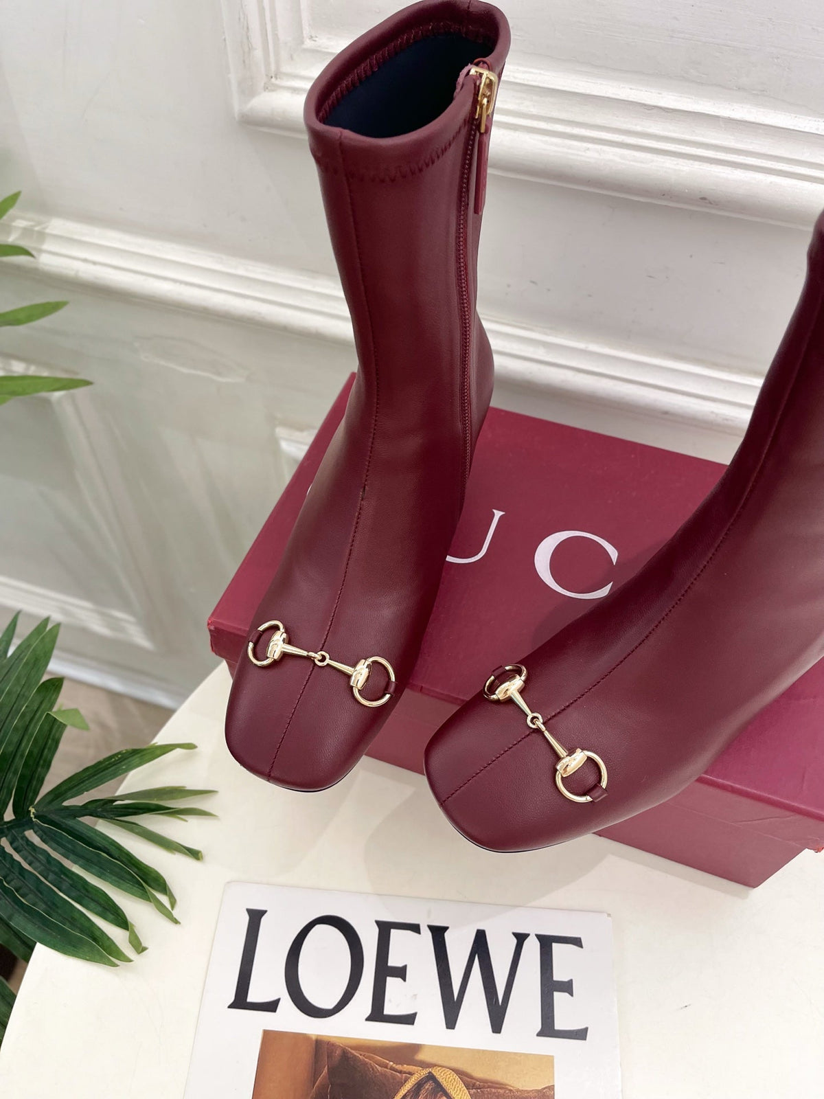 Gucci 2026 Horsebit Boots Sheepskin 946639