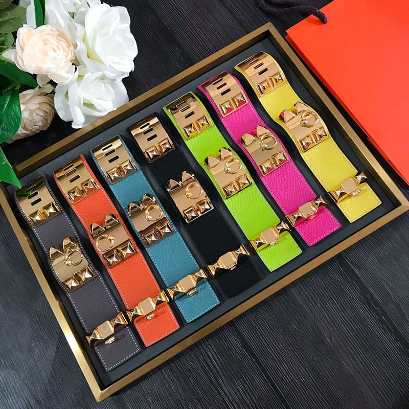 HM Collier De Chien 4cm Rose Gold Bracelet