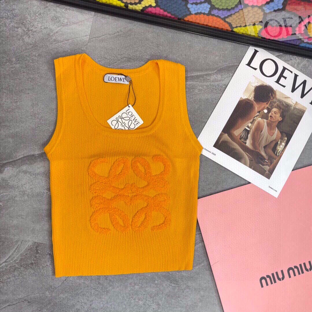 Loew Simple 3D Anagram printed Tank Top