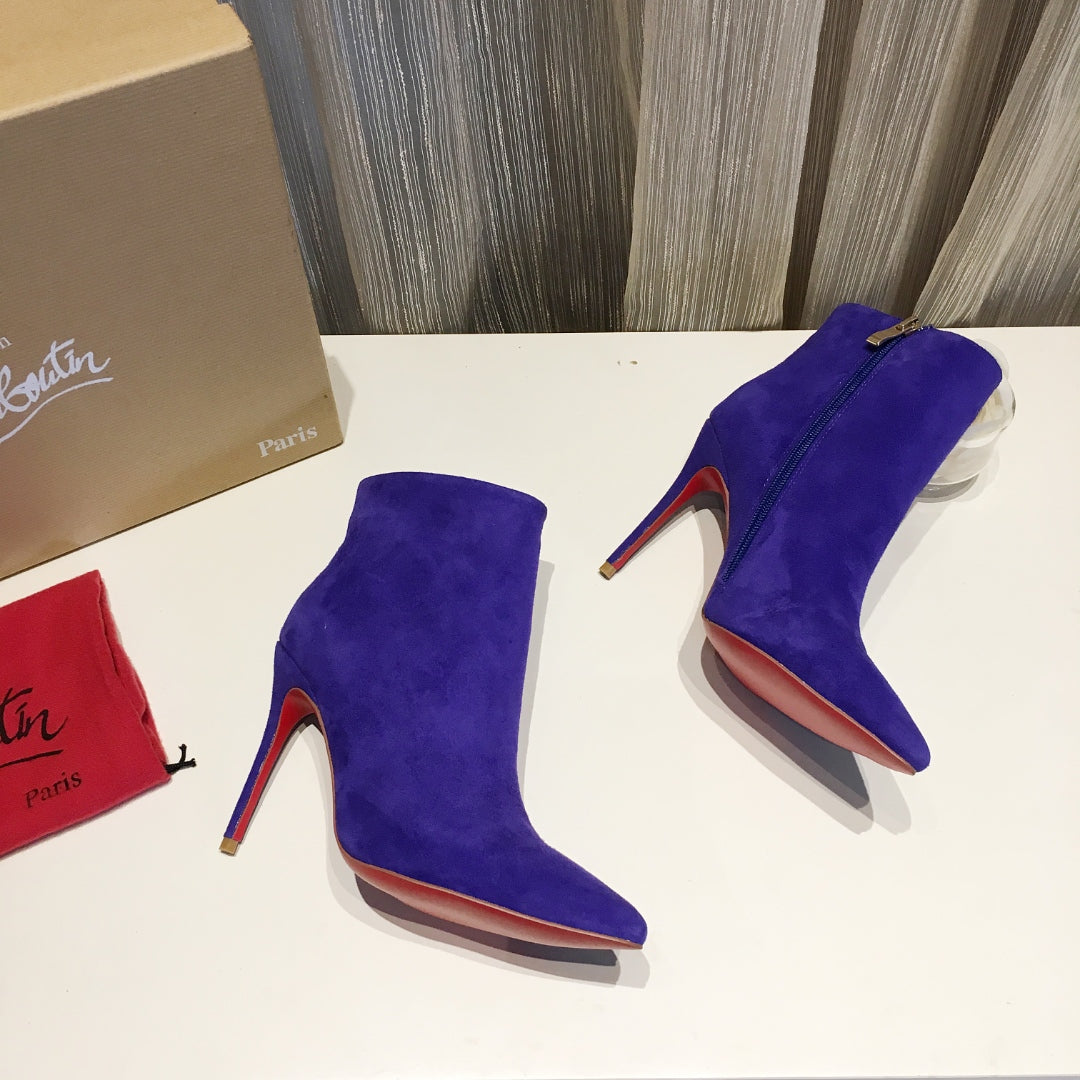 CL So Kate Booty Ankle Boots 100mm Suede Elektra