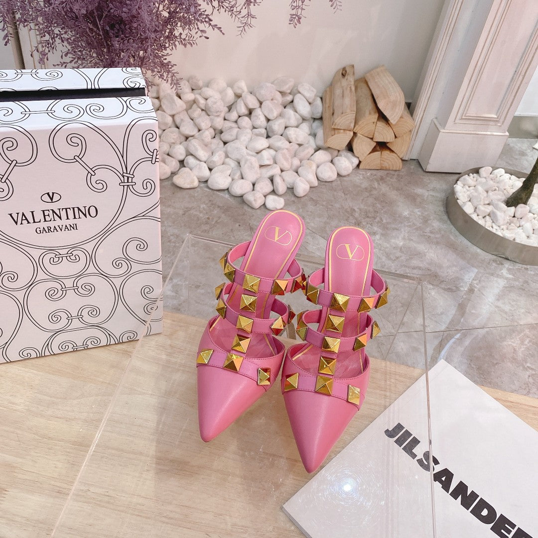 Valentino Pump Mule High Heel 95mm Sheepskin 239527