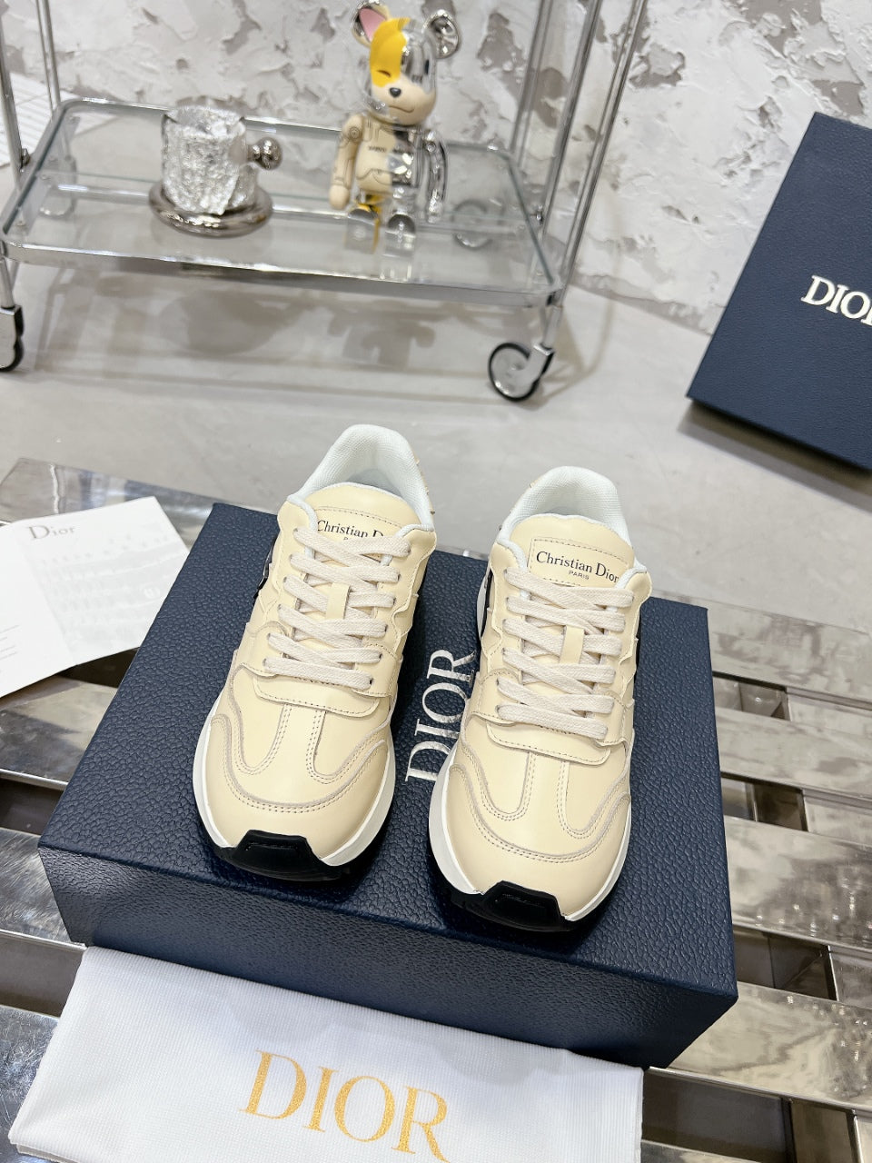 C'est Dior Sneaker 35mm Beige Cowhide