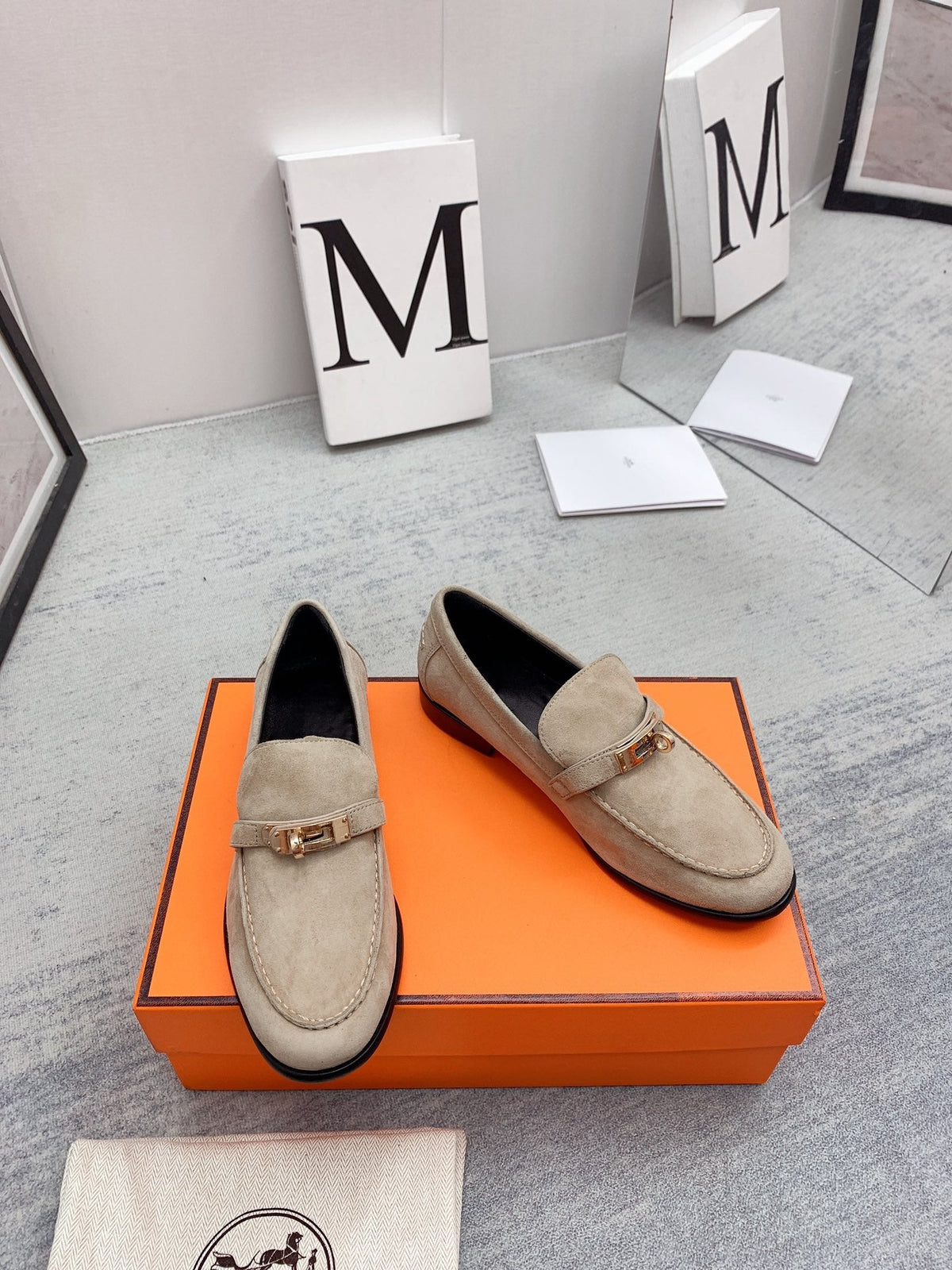 Destin Loafer Suede Beige