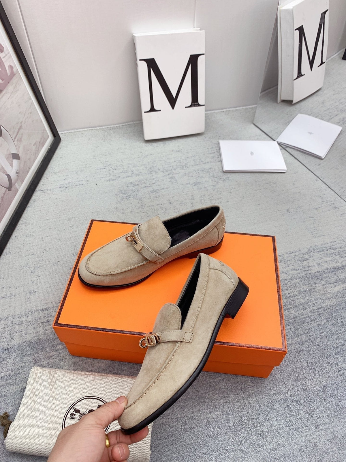 Destin Loafer Suede Beige