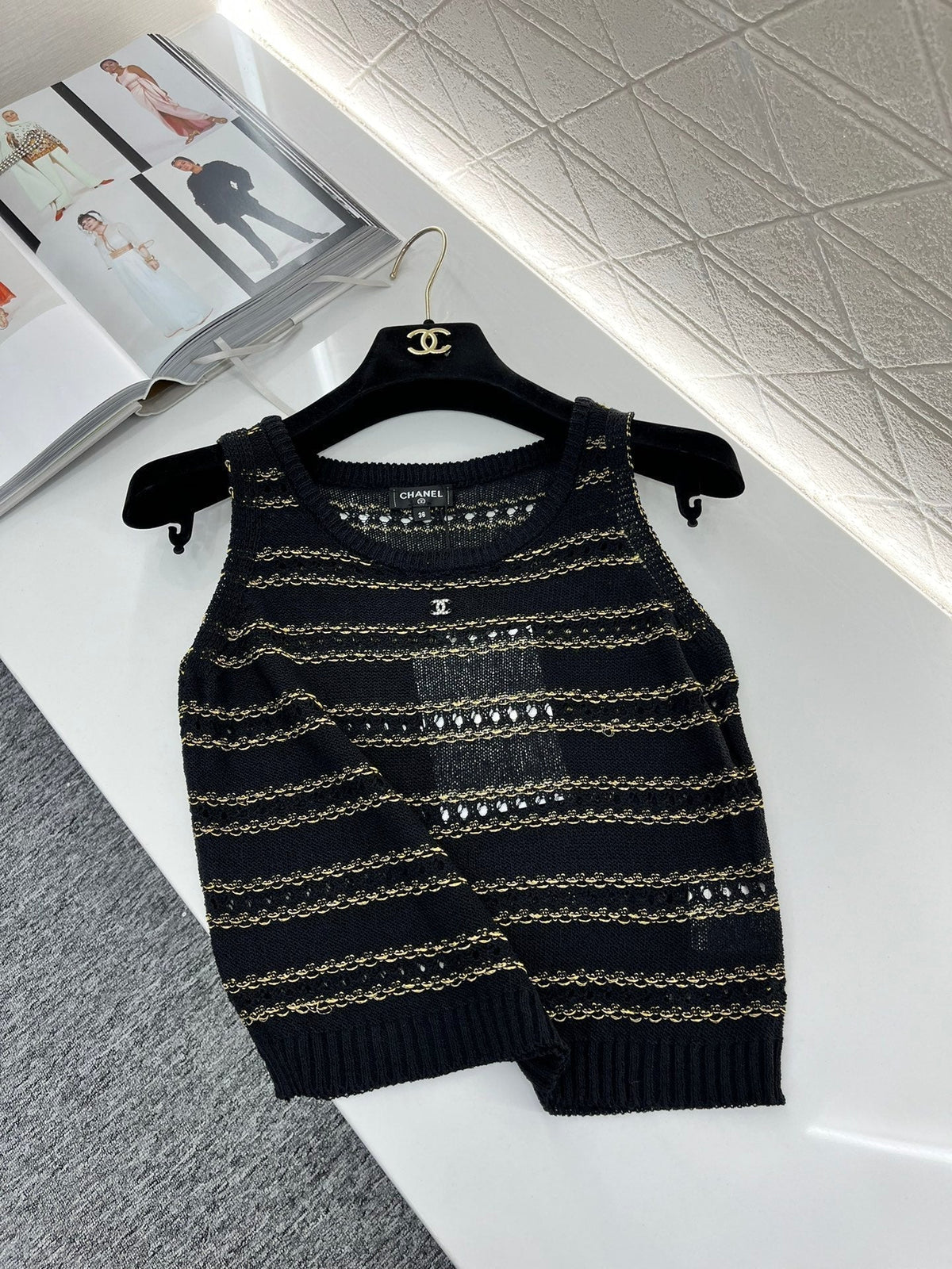 CC Stripe Transparent Tank