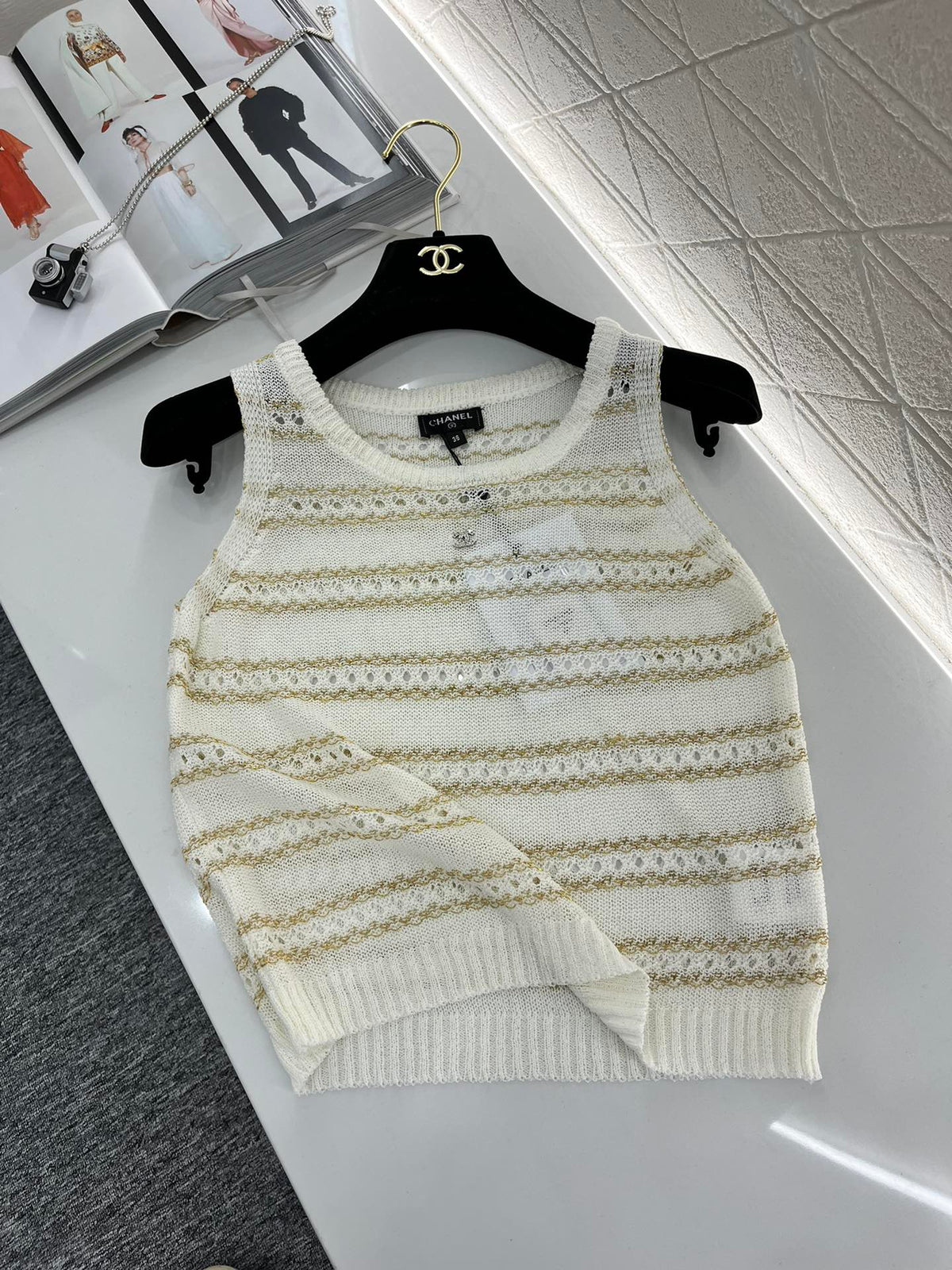 CC Stripe Transparent Tank