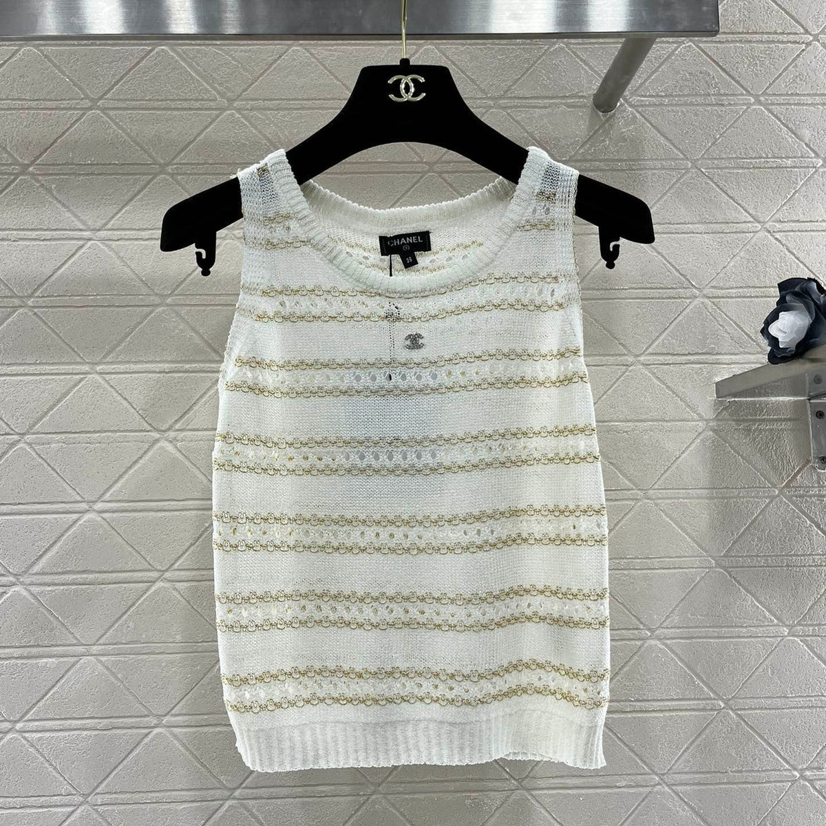CC Stripe Transparent Tank
