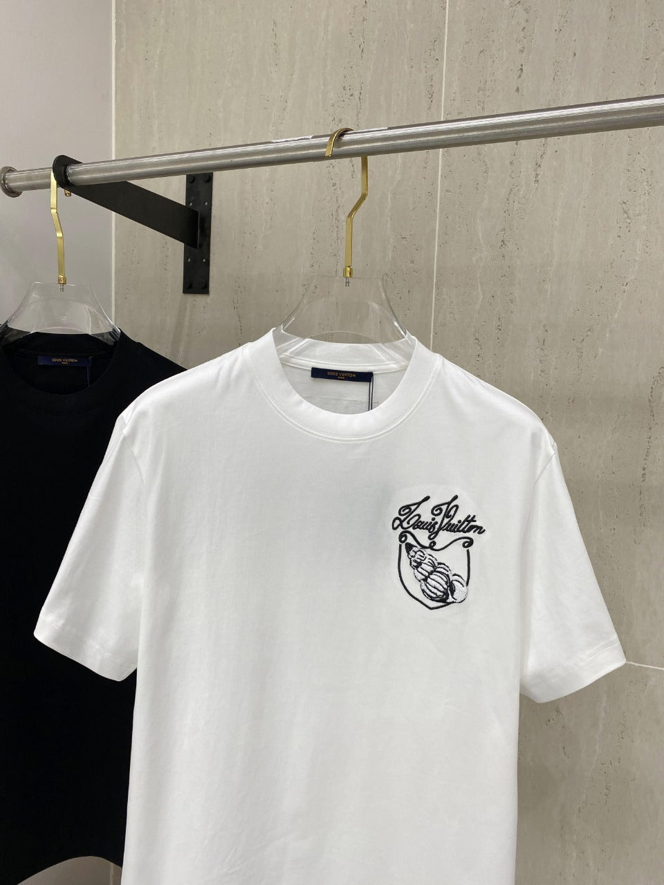 LV T-SHIRT IN WHITE COTTON 239615