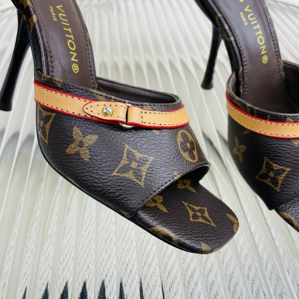 LV Neo Revival 85mm Dark Brown Monogram Calfskin