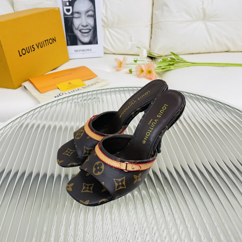LV Neo Revival 85mm Dark Brown Monogram Calfskin