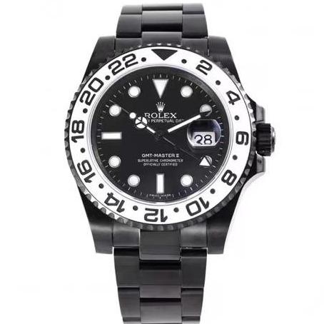 GMT-MASTER II BLACK WHITE BEZEL