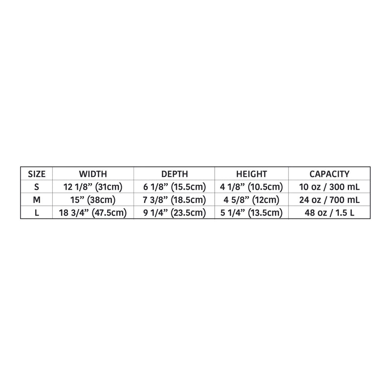 Dimensions of Elevated Pet Feeder