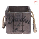 Wooden Flower Pot Planter for Indoor and Outdoor Décor