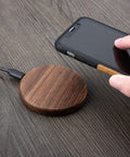 Walnut Wood Wireless Charging Pad