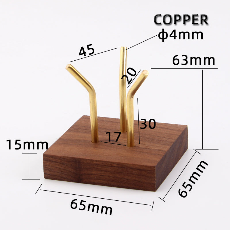 Dimension of Wood Crystal Holder