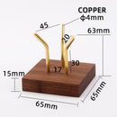 Dimension of Wood Crystal Holder