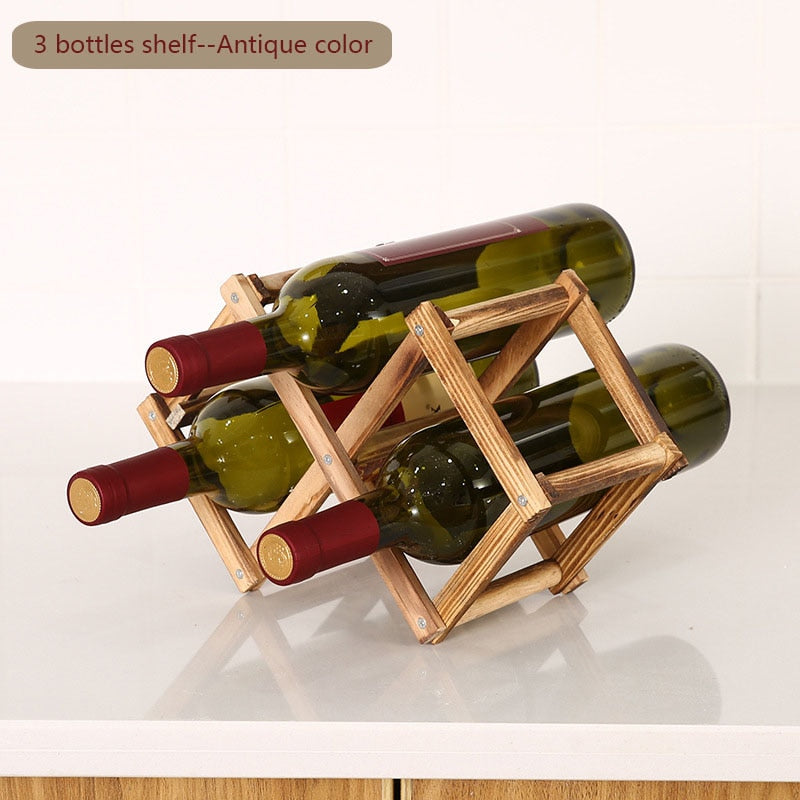 Collapsible Wooden Wine Rack #VEV41845