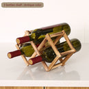 Collapsible Wooden Wine Rack