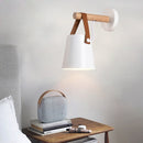 wall lamp above Table