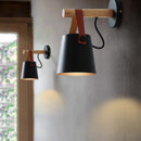 Black wall lamp light 