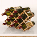 Collapsible Wooden Wine Rack