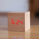 Wooden LED Digital Alarm Clock