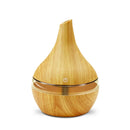Wooden Electric Aroma Humidifier with LED Light